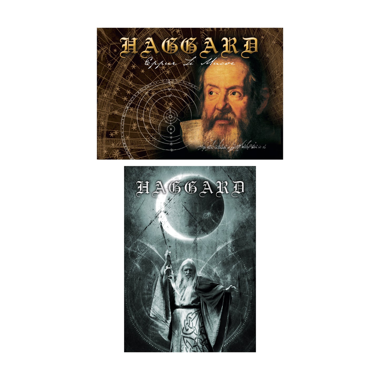Haggard Autogrammkarten Bundle 1 - Eppur Si Muove und Moonrise